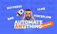develop ai chatbot using n8n, voiceflow, llm, rag, open ai gpt, botpress