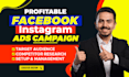 facebook and instagram meta ads campaign manager, run shopify advertising