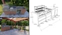 design your outdoor kitchen with measurements plan and appliances,outdoor living