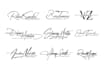 do handwriting scripted signature cursive autograph logo
