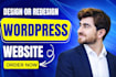 design awesome website or landing page using coding or CRM