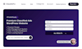 design classified or ad listing wordpress website
