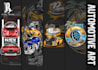 create jdm automotive awsome art design