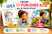 draw children book illustration, children story book, picture book for amazon kd