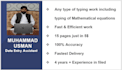 do fast and efficient typing , retyping delivery service
