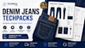 create professional fashion tech packs for denim and menswear production
