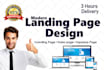 create and design responsive modern landing page and website in wordpress