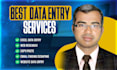 do excel data entry, web research, typing and copy paste job