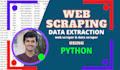 write reusable web scraper, data scraper using python