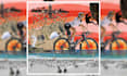create modern digital collage art for music covers, posters or social media