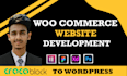create ecommerce website using woocommerce  with crocoblock and elementor pro