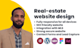 create reale state business website using wordpress