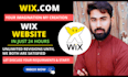 design wix or redesign wix website and wix ecommerce store