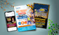 design poster, flyer, sales sheet, rack card, leaflet faster