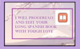 proofread and edit your spanish book without errors