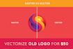 vectorize your logo or illustration