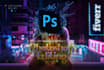 do complex photoshop editing object removal and photo manipulation