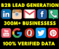 do b2b lead generation from over 300m businesses