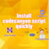 install codecanyon script quickly