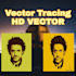 do vector tracing in any images as you like