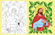 create christian and bible themed illustrations