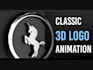 create a stunning 3d classic chrome logo animation intro
