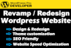 professionally redesign or revamp wordpress website