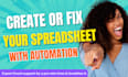 create, fix, and automate excel spreadsheets with vba macros