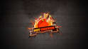 create a sick fire burning intro transition or logo reveal