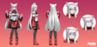 draw your character sheet for your vtuber,live2d project