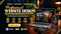 create a responsive author , blogger website in wordpress or wix