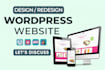 design a modern responsive wordpress website for your business