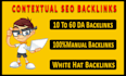 provide 60 da high quality 150 contextual SEO backlinks