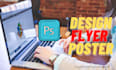 design youtube thumbnails, events, parties, flyers, and posters