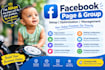 create and manage a facebook group n business page