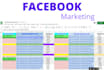 be your facebook marketing and ads campaign