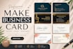 make a good and professional bussiness and greeting cards