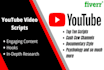be your youtube script writer, do professional video script writing