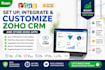 do customization and workflow automation in zoho CRM