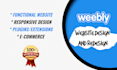 do weebly website design or redesign weebly website