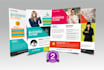 design modern and awesome flyer
