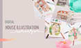 create a personalized house illustration