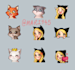 draw a cute yt thumbnail, emotes and avatar or profile icon