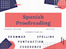 proofread your spanish texts