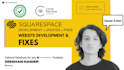 develop squarespace website or help you edit or review it