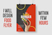 design food flyer poster