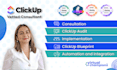 set up clickup or automate tasks and workflows for effective project management