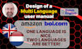 write or design a multi language user manual in both english and dutch