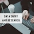 do data entry and research