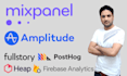 set up mixpanel amplitude or posthog on your website or app